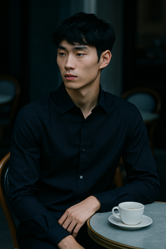Noir Prestige | Vestibilità su misura | Camicia